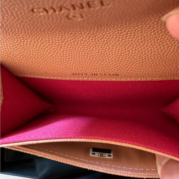 💞Authentic💞Chanel Card Holder - 23P Rose Beige Flap O Card Holder - Picture 9 of 13